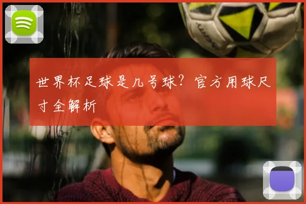 世界杯足球是几号球？官方用球尺寸全解析